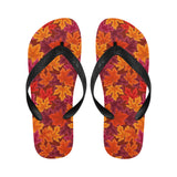 Autumn maple leaf pattern Unisex Flip Flops