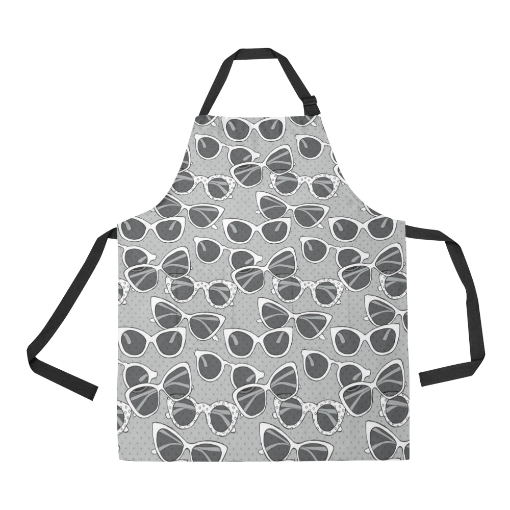 Sun Glasses Pattern Print Design 04 All Over Print Adjustable Apron