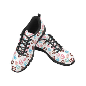 Pretzels Pattern Print Design 04 Women's Sneaker Shoes