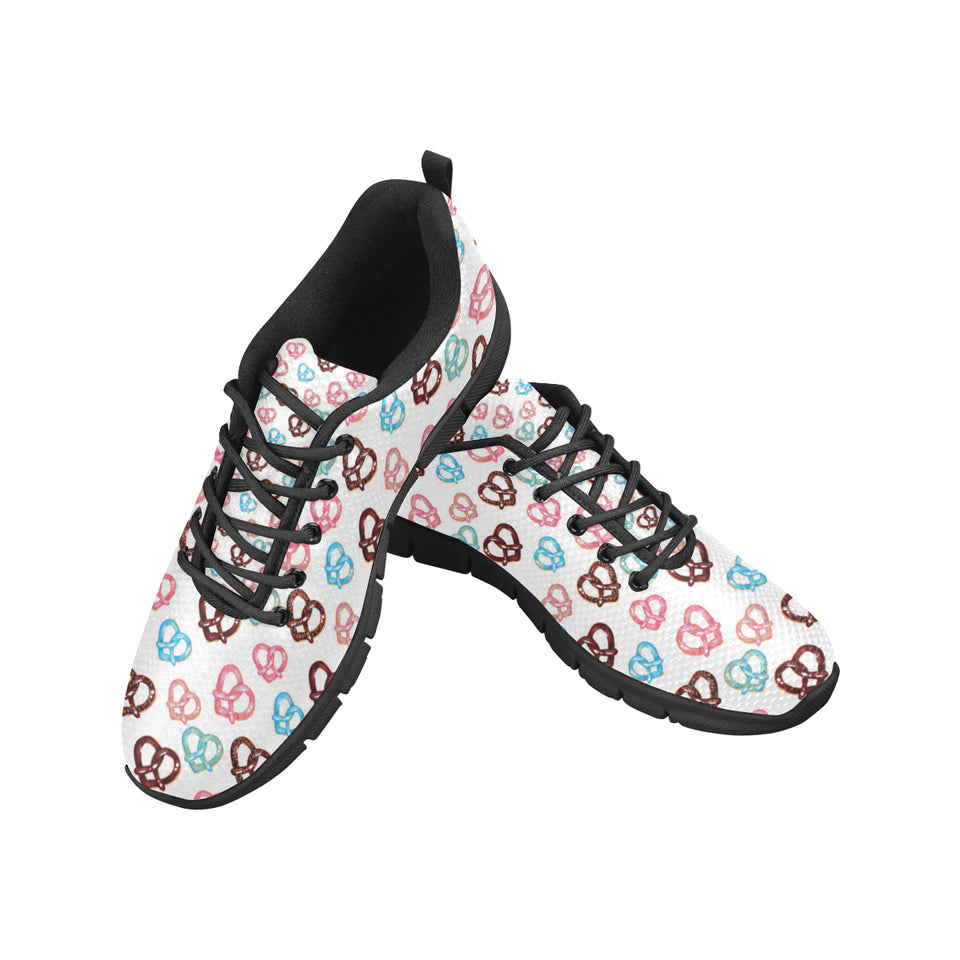 Pretzels Pattern Print Design 04 Women's Sneaker Shoes