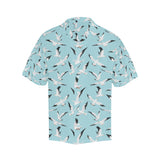 Seagull Pattern Print Design 01 Men's All Over Print Hawaiian Shirt (Model T58)