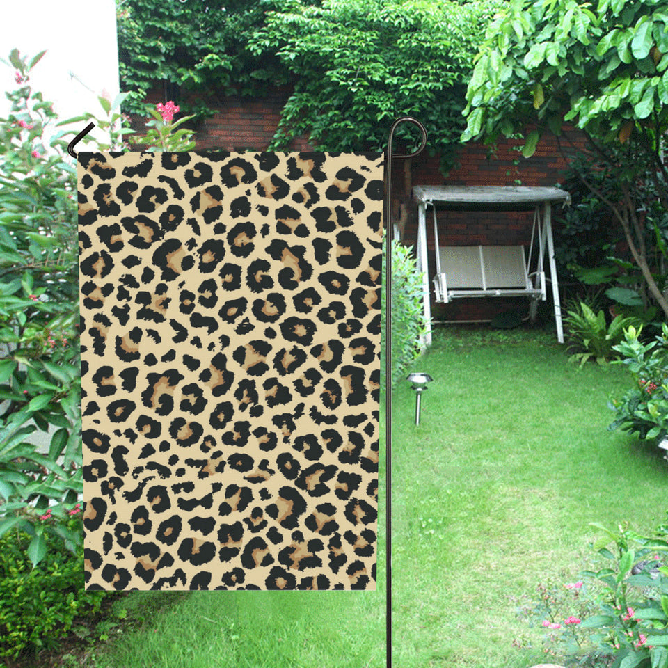 Leopard print design pattern House Flag Garden Flag