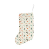 Swallow Pattern Print Design 02 Christmas Stocking