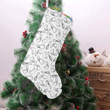 Potato Chips Pattern Print Design 04 Christmas Stocking