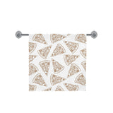 Hand drawn pizza pattern Bath Towel