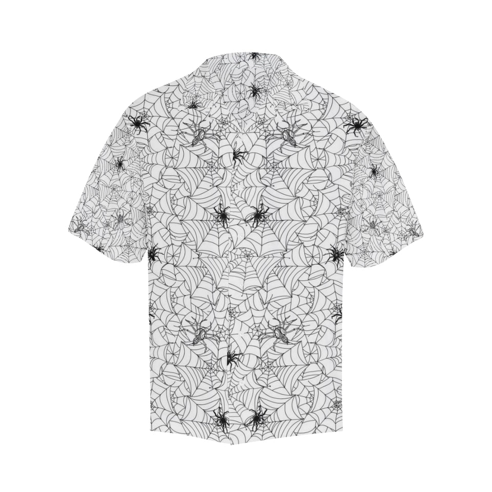 Spider web cobweb pattern Men's All Over Print Hawaiian Shirt
