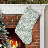 hand drawn blueberry pattern Christmas Stocking