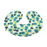 blueberry flower pattern U-Shaped Travel Neck Pillow