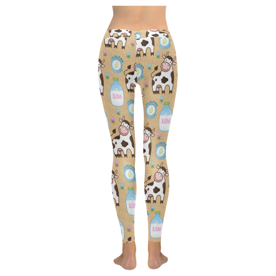 Cow bottle of milk pattern Women's Legging Fulfilled In US