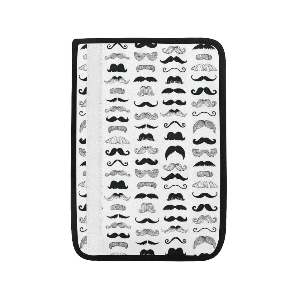 Mustache Beard Pattern Print Design 04 Car Seat Belt Cover