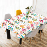 Color cute owl pattern Tablecloth