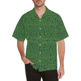 Crocodile Skin Printed Men's All Over Print Hawaiian Shirt