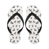 Chihuahua dog pattern Unisex Flip Flops