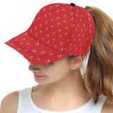 strawberry texture skin pattern All Over Print Snapback Cap