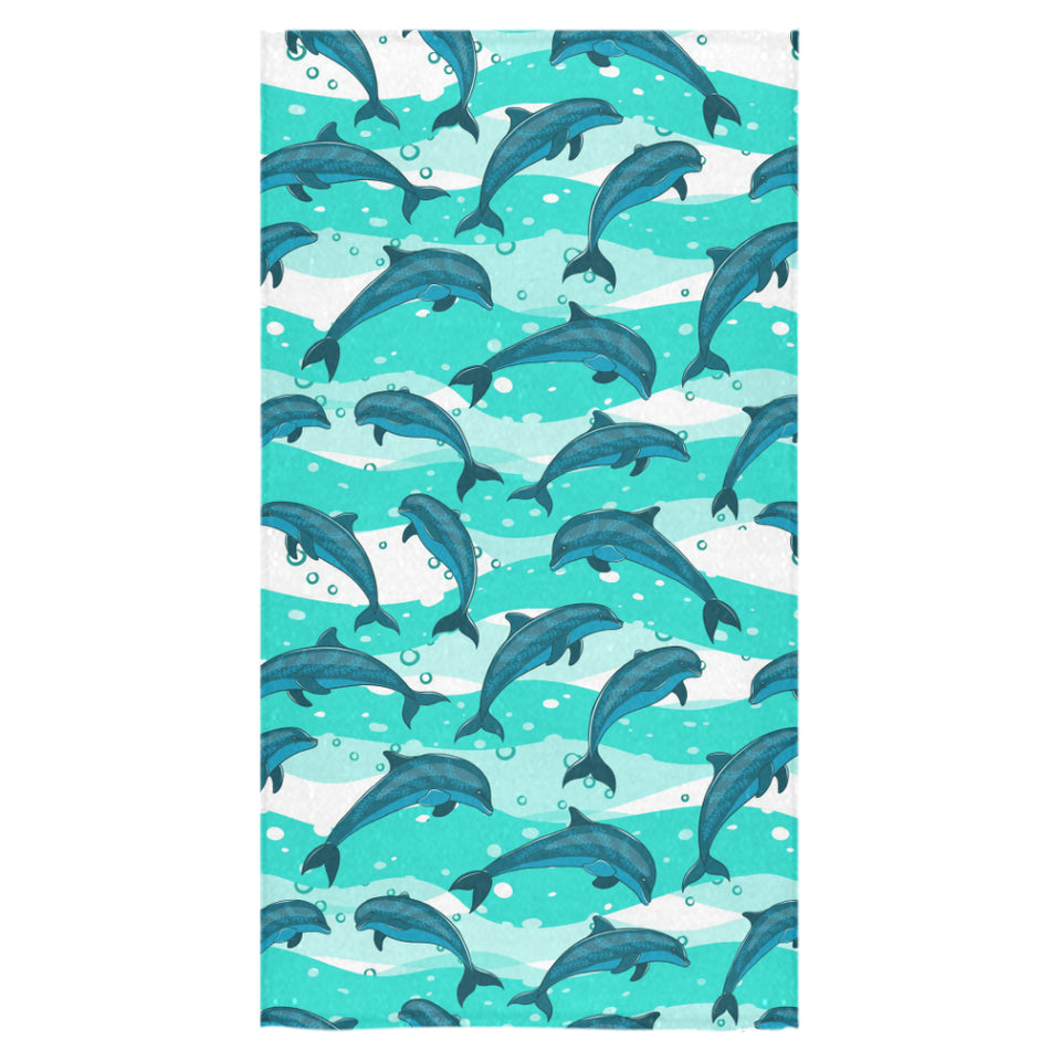 Dolphin sea pattern Bath Towel