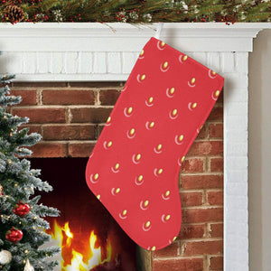strawberry texture skin pattern Christmas Stocking