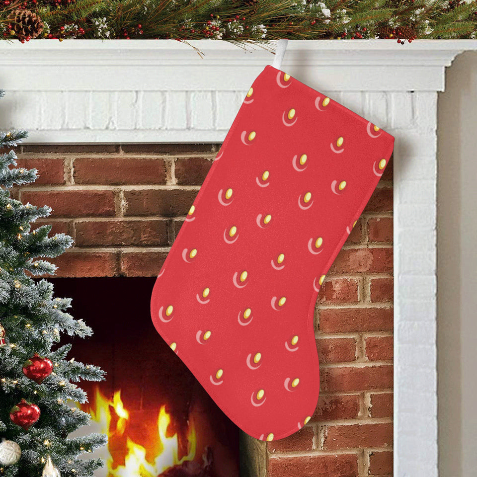 strawberry texture skin pattern Christmas Stocking