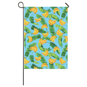 banana leaves banana design pattern House Flag Garden Flag