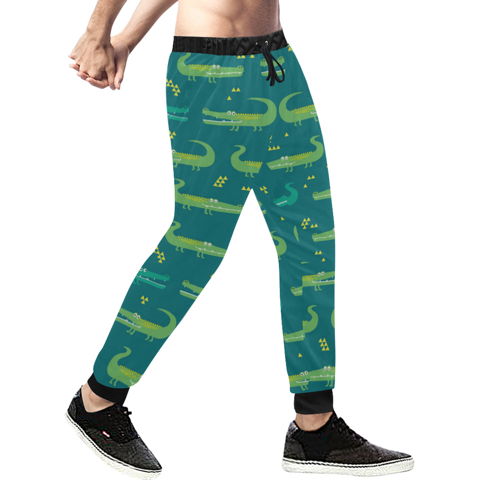Crocodile pattern Unisex Casual Sweatpants