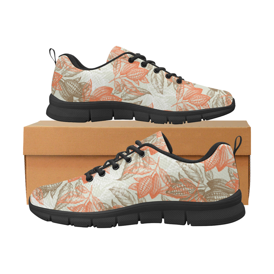 Cocoa beans Cocoa tree pattern Men's Sneaker Shoes