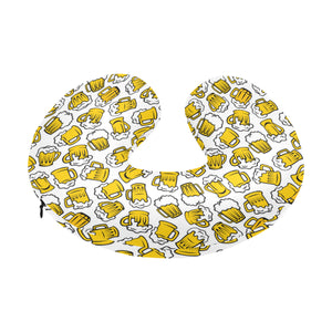 Beer design pattern U-Shaped Travel Neck Pillow
