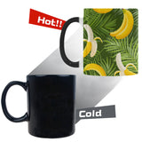 Banana Palm Leaves pattern Morphing Mug Heat Changing Mug