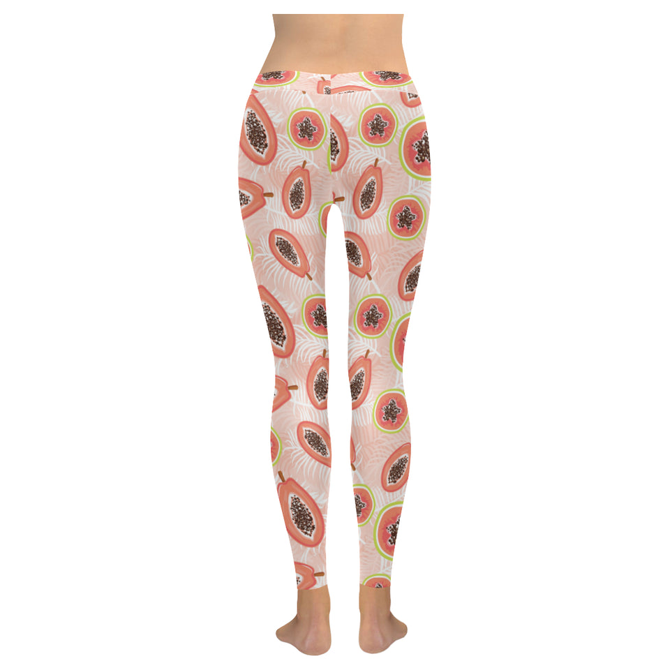 papaya leaves pattern Women's Legging Fulfilled In US