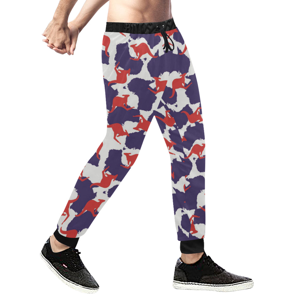 Kangaroo Australian pattern Unisex Casual Sweatpants