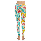 Colorful moon pattern Women's Legging Fulfilled In US
