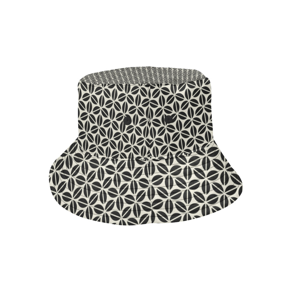 Coffee bean abstract modern pattern Unisex Bucket Hat