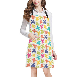 Pigeon Pattern Print Design 01 All Over Print Adjustable Apron