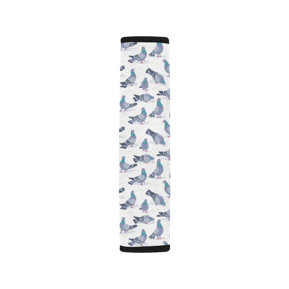 Pigeon Pattern Print Design 03 Car Seat Belt Cover