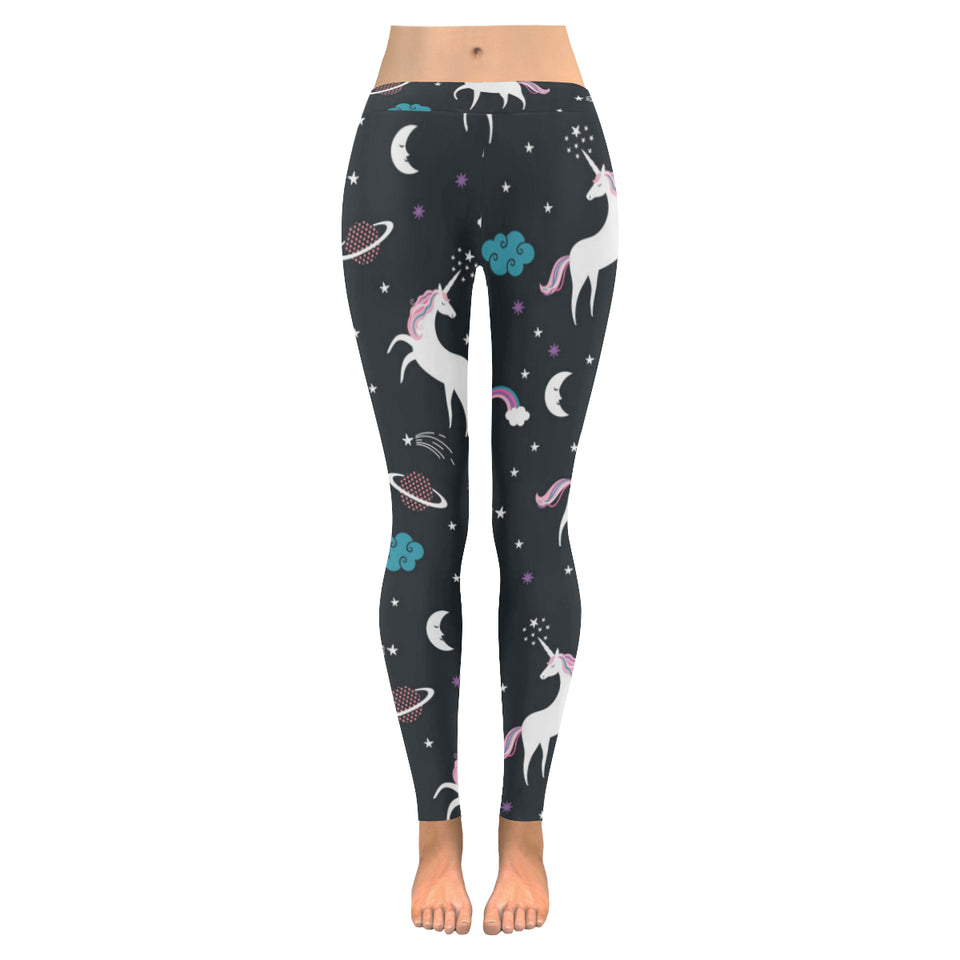 unicorn rainbows moon clound star pattern Women's Legging Fulfilled In US