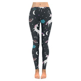 unicorn rainbows moon clound star pattern Women's Legging Fulfilled In US