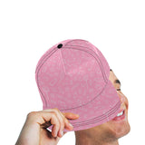 Sweet candy pink background All Over Print Snapback Cap