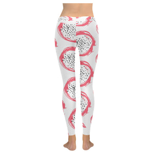 Hand drawn dragon fruit Women's Legging Fulfilled In US