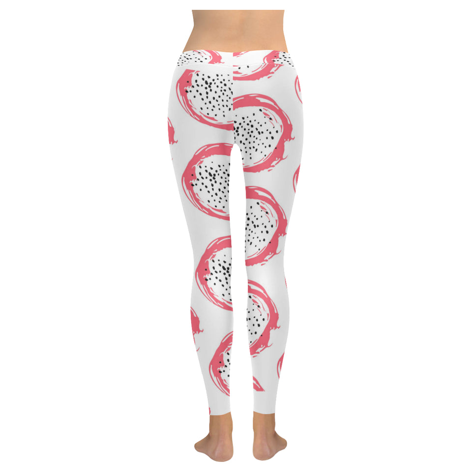 Hand drawn dragon fruit Women's Legging Fulfilled In US