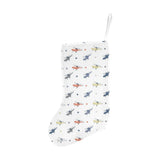 Cute helicopter star pattern Christmas Stocking