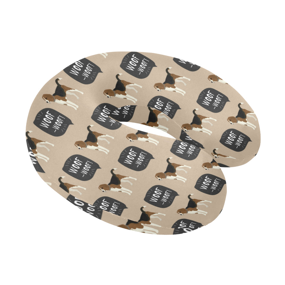Beagle pattern U-Shaped Travel Neck Pillow