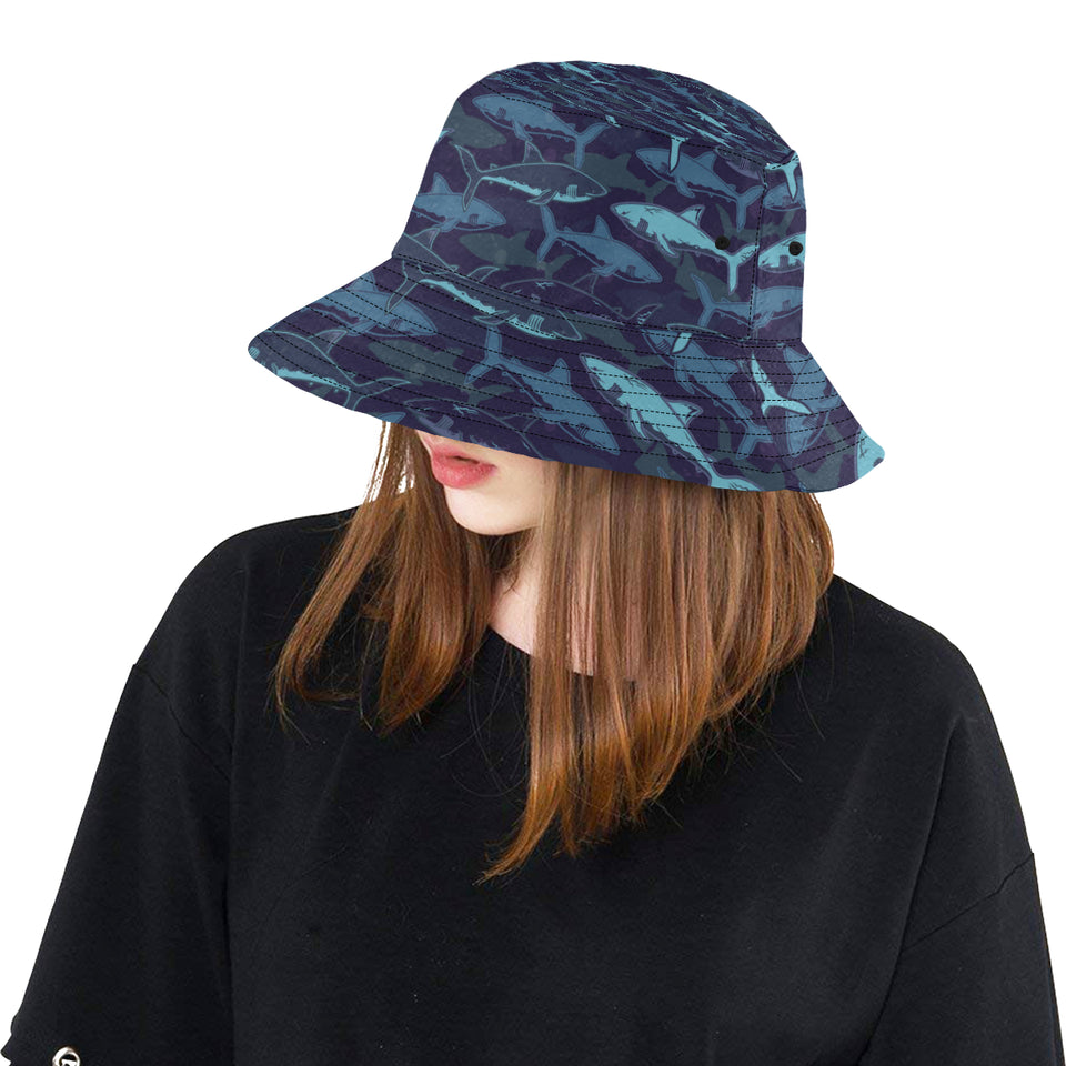 Shark pattern Unisex Bucket Hat