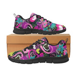 heart dot wave star creative design pattern Men's Sneaker Shoes