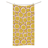 Passion fruits slice pattern Bath Towel