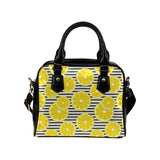 slice of lemon design pattern Shoulder Handbag