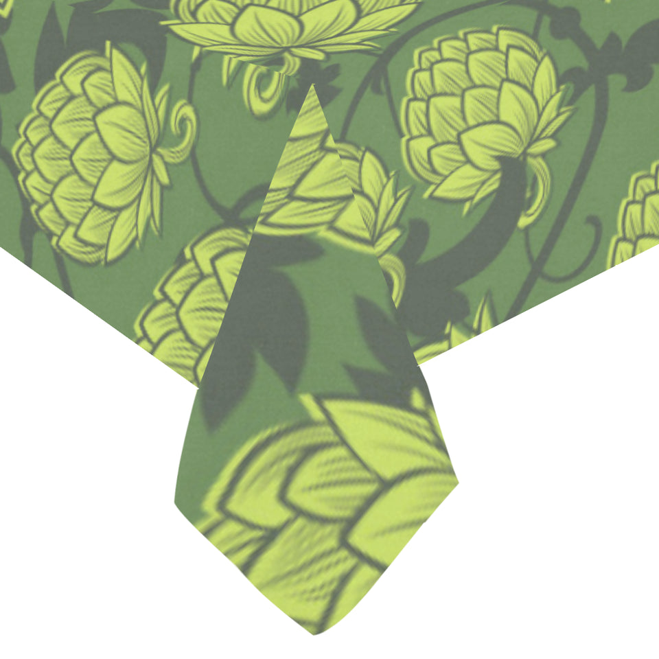 Hop pattern Hop cone background Tablecloth