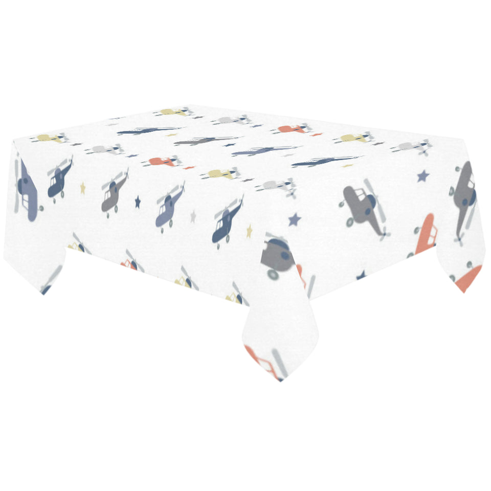 Cute helicopter star pattern Tablecloth