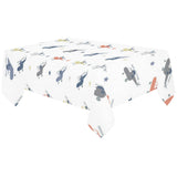 Cute helicopter star pattern Tablecloth