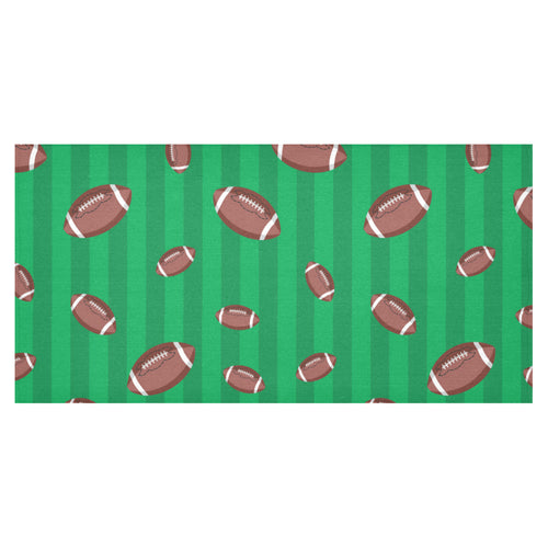 American football ball field background Tablecloth