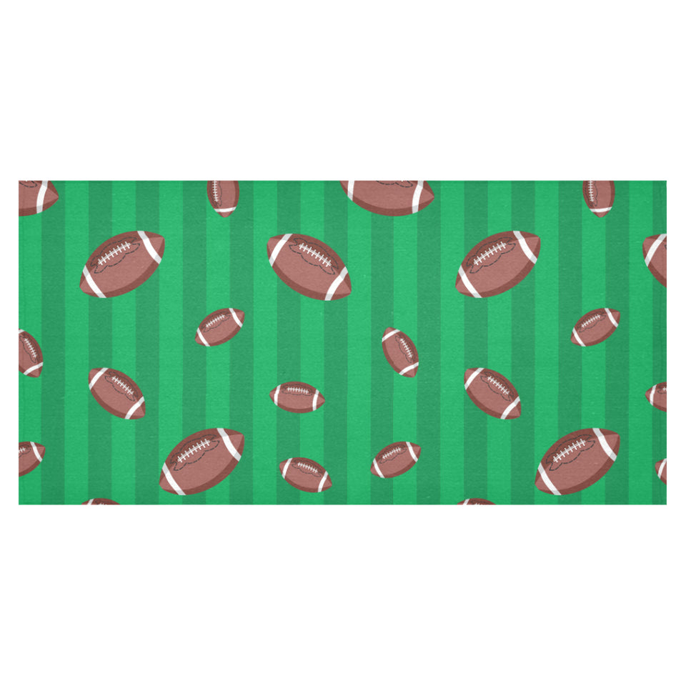 American football ball field background Tablecloth