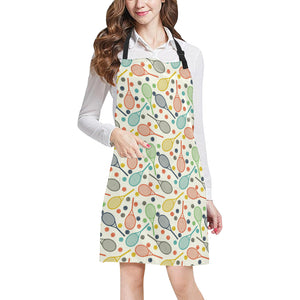 Tennis Pattern Print Design 03 All Over Print Adjustable Apron