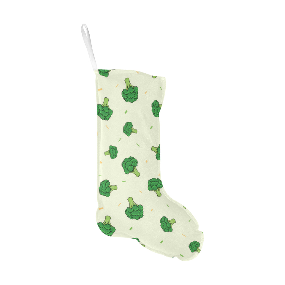 Broccoli pattern Christmas Stocking